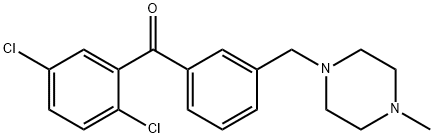 2,5-DICHLORO-3'-(4-METHYLPIPERAZINOMETHYL) BENZOPHENONE price.