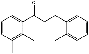 2',3'-DIMETHYL-3-(2-METHYLPHENYL)PROPIOPHENONE Struktur