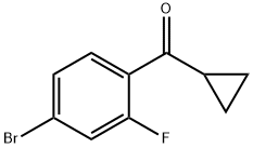 4-BROMO-2-FLUOROPHENYL CYCLOPROPYL KETONE price.