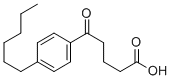 5-(4-HEXYLPHENYL)-5-OXOVALERIC ACID Struktur