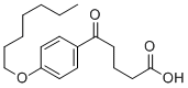 5-(4-HEPTYLOXYPHENYL)-5-OXOVALERIC ACID Struktur