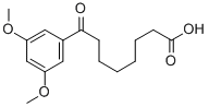8-(3,5-DIMETHOXYPHENYL)-8-OXOOCTANOIC ACID Struktur