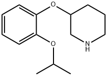 3-(2-ISOPROPOXY-PHENOXY)-PIPERIDINE Struktur