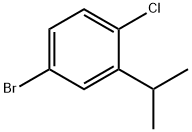 5-Bromo-2-chloroisopropylbenzene Struktur