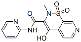4-Hydroxy-2-methyl-N-(2-pyridinyl)-2H-pyrido[4,3-e]-1,2-thiazine-3-carboxamide 1,1-dioxide Struktur