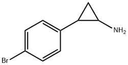 2-(4-broMophenyl)cyclopropanaMine Struktur
