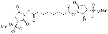 Suberic Acid Bis(3-sulfo-N-hydroxysuccinimide ester)-d4 Disodium Salt Struktur