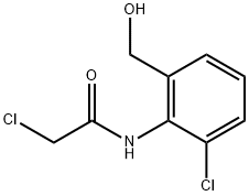 2-Chloro-N-[2-chloro-6-(hydroxyMethyl)phenyl]-acetaMide, 910297-66-4, 結(jié)構(gòu)式