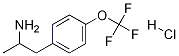 1-(2-AMINO-1-PROPYL)-4-(TRIFLUOROMETHOXY)BENZENE HYDROCHLORIDE Struktur