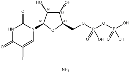 5-Iodouridine-5'-O-diphosphatetrisodiumsalt Struktur