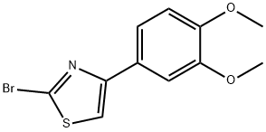 2-BROMO-4-(3,4-DIMETHOXYPHENYL)THIAZOLE Struktur