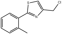 4-(CHLOROMETHYL)-2-(2-METHYLPHENYL)-1,3-THIAZOLE|4-(氯甲基)-2-(2-甲基苯基)噻唑