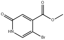 5-溴-2-羥基異煙酸甲酯 結(jié)構(gòu)式