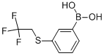 3-(2,2,2-Trifluoroethylthio)-benzeneboronic acid Struktur