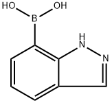 吲唑-7-硼酸, 915411-01-7, 結(jié)構(gòu)式