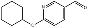 6-CYCLOHEXYLOXYPYRIDINE-3-CARBOXALDEHYDE Struktur