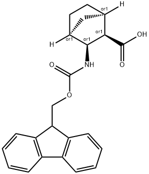 3-(ENDO-9-FLUORENYLMETHOXYCARBONYLAMINO)BICYCLO[2.2.1]HEPTANE-2-ENDO-CARBOXYLIC ACID, 917098-99-8, 結(jié)構(gòu)式