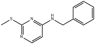 BENZYL-(2-METHYLSULFANYL-PYRIMIDIN-4-YL)-AMINE, 91719-61-8, 結(jié)構(gòu)式