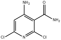 4-aMino-2,6-dichloronicotinaMide Struktur