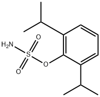 2,6-DIISOPROPYLPHENYL SULFAMATE Struktur