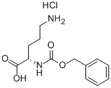 L(+)-N-CBZ-ORNITHINE HYDROCHLORIDE 結(jié)構(gòu)式