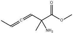 3,4-Hexadienoic  acid,  2-amino-2-methyl-,  methyl  ester Struktur