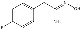 (1Z)-2-(4-フルオロフェニル)-N'-ヒドロキシエタンイミドアミド 化學(xué)構(gòu)造式