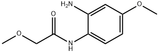 N-(2-アミノ-4-メトキシフェニル)-2-メトキシアセトアミド 化學(xué)構(gòu)造式