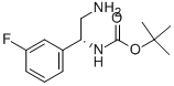 N-[(1R)-2-AMINO-1-(3-FLUOROPHENYL)ETHYL]-CARBAMIC ACID 1,1-DIMETHYLETHYL ESTER Struktur