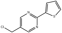 5-(Chloromethyl)-2-thien-2-ylpyrimidine Struktur