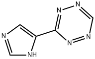 1,2,4,5-Tetrazine,  3-(1H-imidazol-5-yl)- Struktur