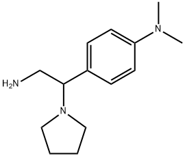 [4-(2-Amino-1-pyrrolidin-1-ylethyl)phenyl]dimethylamine Struktur