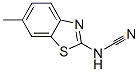 Cyanamide, (6-methyl-2-benzothiazolyl)- (9CI) Struktur