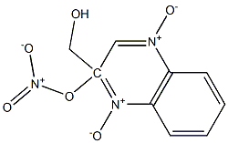 2-QuinoxalineMethanol Nitrate 1,4-Dioxide Structure