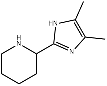 Piperidine,  2-(4,5-dimethyl-1H-imidazol-2-yl)- Structure