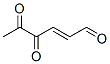 2-Hexenal, 4,5-dioxo- (9CI) Struktur