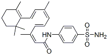 N-(4-aminosulfonylphenyl)retinamide Struktur