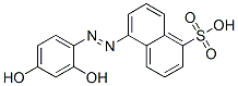 5-[(2,4-dihydroxyphenyl)azo]naphthalene-1-sulphonic acid  Struktur