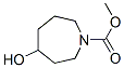 1H-Azepine-1-carboxylic  acid,  hexahydro-4-hydroxy-,  methyl  ester Struktur
