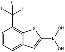 7-(TRIFLUOROMETHYL)BENZO[B]THIEN-2-YL BORONIC ACID, 936901-97-2, 結(jié)構(gòu)式