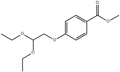 4-(2,2-DIETHOXY-ETHOXY)-BENZOIC ACID METHYL ESTER Struktur
