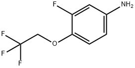 3-fluoro-4-(2,2,2-trifluoroethoxy)aniline Struktur