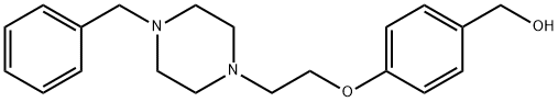(4-(2-(4-Benzylpiperazin-1-yl)ethoxy)phenyl)Methanol Struktur