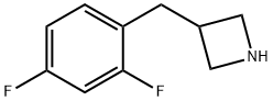 3-[(2,4-Difluorophenyl)Methyl]azetidine Struktur