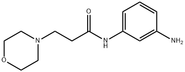 N-(3-Amino-phenyl)-3-morpholin-4-yl-propionamide, 937630-96-1, 結(jié)構(gòu)式