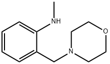 N-甲基-2-(4-嗎啉基甲基)苯胺, 937659-58-0, 結(jié)構(gòu)式