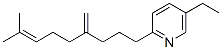 5-ethyl-2-(8-methyl-4-methylenenon-7-enyl)pyridine Structure