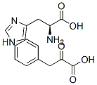 L-histidine mono(3-phenylpyruvate) Struktur