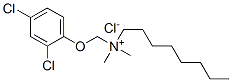 [(2,4-dichlorophenoxy)methyl]dimethyloctylammonium chloride Struktur