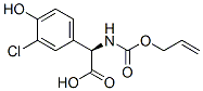 (R)-[[(allyloxy)carbonyl]amino](3-chloro-4-hydroxyphenyl)acetic acid  Struktur
